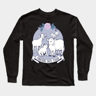 Friends not food - Vegan Long Sleeve T-Shirt